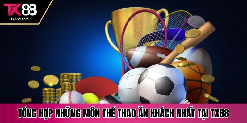 Tổng hợp những môn thể thao ăn khách nhất tại TX88